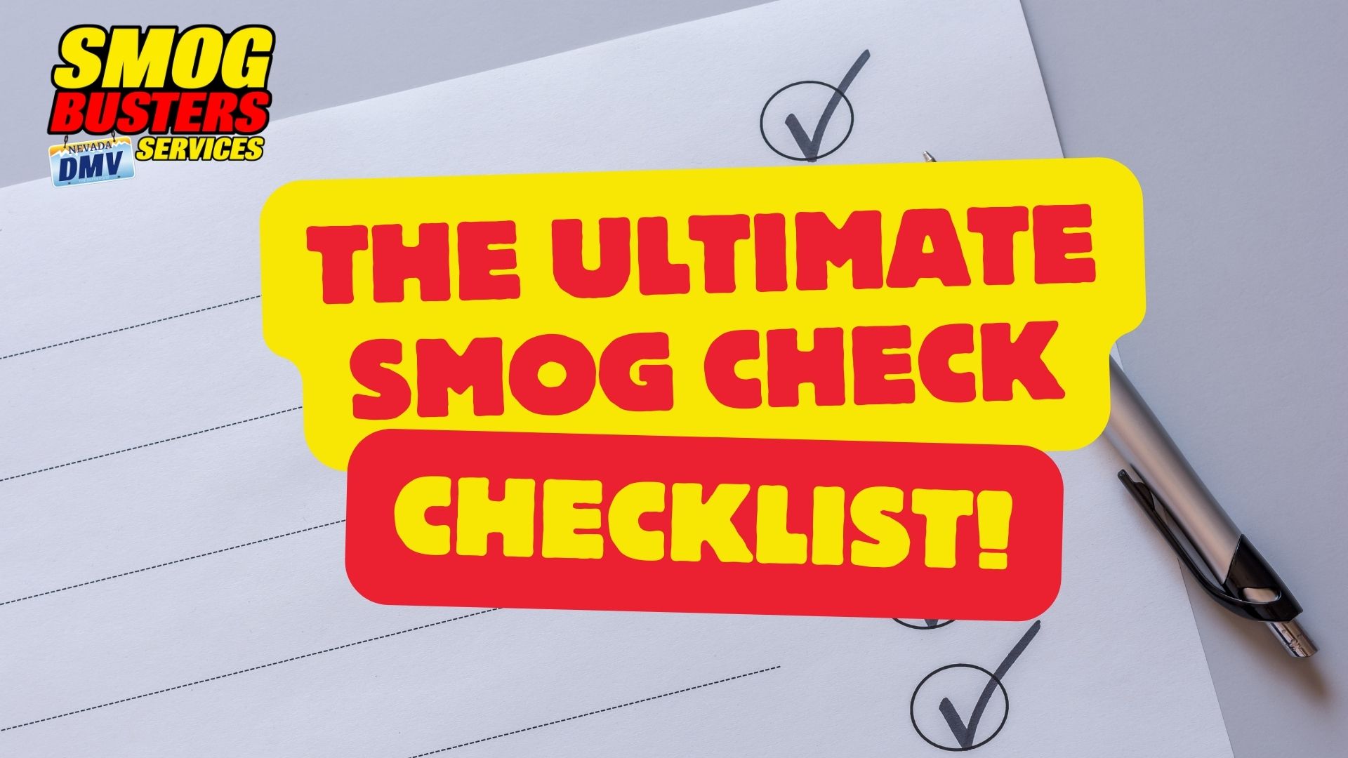 The Ultimate Smog Check Checklist - Smog Busters